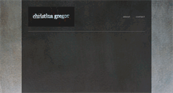 Desktop Screenshot of chrisgregor.com